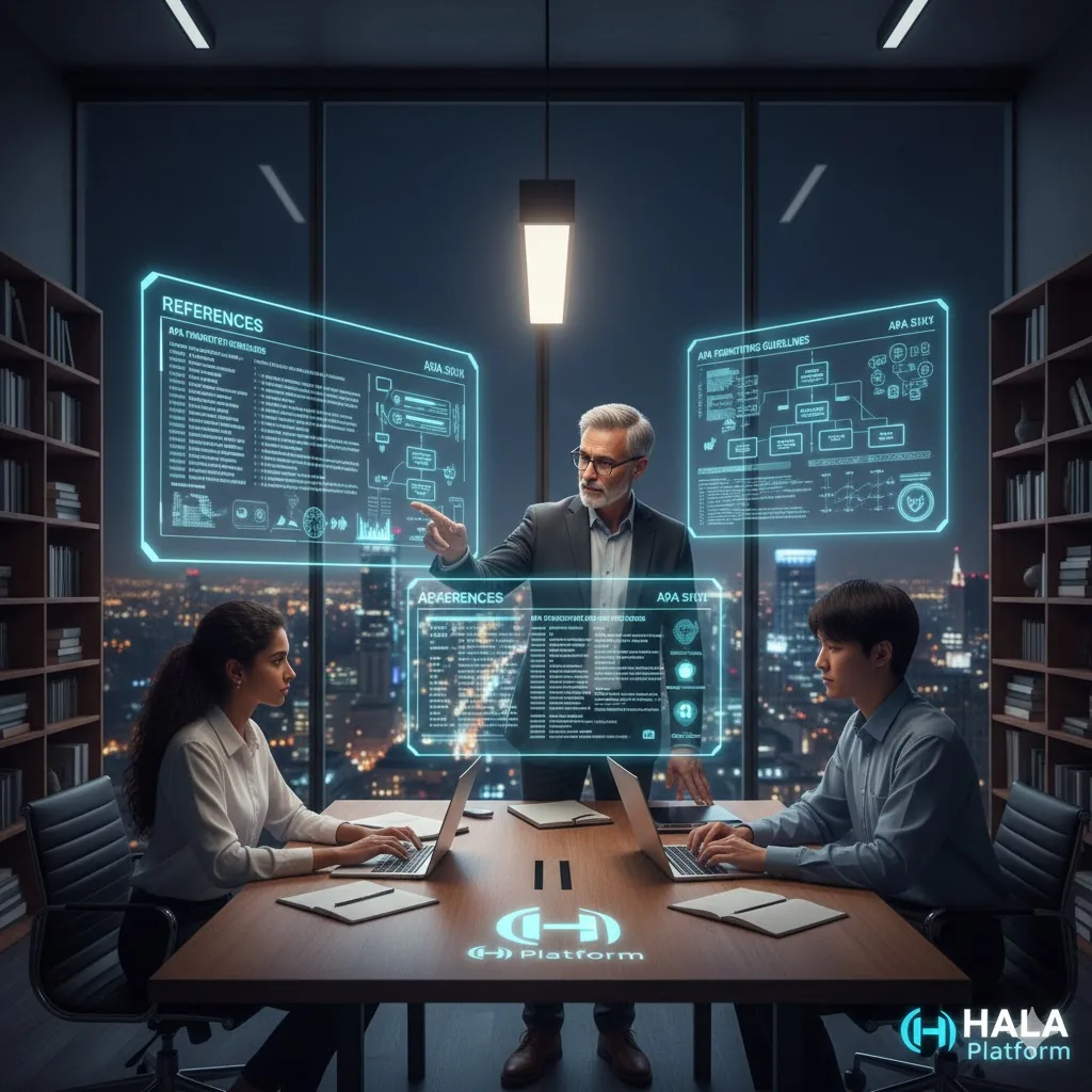 تنسيق المراجع APA - صورة توضيحية 2